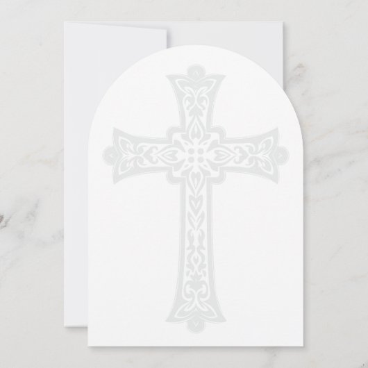 ケルトエレガントカ十字宗教確認 招待状 (裏面)