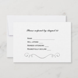 ケルトエレガントク交差RSVP 出欠カード