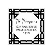 ケルトエレガントックフレーム差出人住所 ラバースタンプ (インプリント)