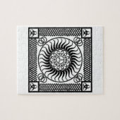 ケルトオーナメント 独身の ジグソーパズル (横)