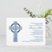 ケルトクロスファースト聖餐式招待状 招待状 (スタンド正面)