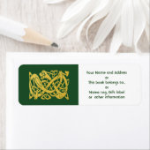 ケルトゴールデンスネークオングリーン差出人住所 ラベル (インサイチュ)