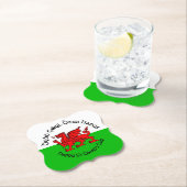 ケルトスタイルで聖デイヴィデイズをお祝い ペーパーコースター (インサイチュ)