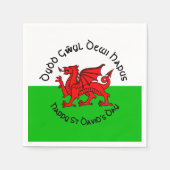 ケルトスタイルのカクテルで聖デイビッドの日をお祝い スタンダードカクテルナプキン (正面)