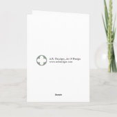 ケルトスタイルファーストホーリーコミューニオンカード カード (裏面)