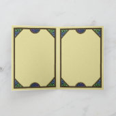 ケルトデザイン誕生日カード カード (内部)