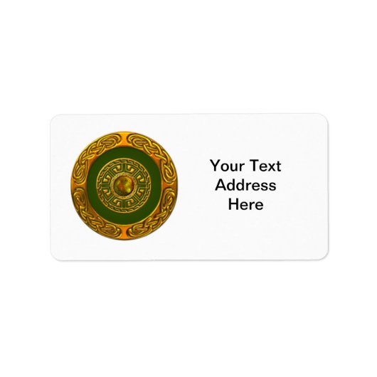 ケルトデザイン ラベル (正面)