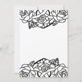 ケルトトリケトラハートノットフローラハンドスティング 招待状 (裏面)