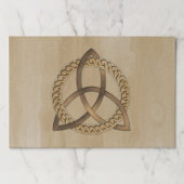 ケルトトリケートラトリニティノットティアウェイランチョンマット ペーパーパッド (正面)