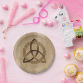 ケルトトリケートラトリニティノット紙プレート ペーパープレート (パーティー)