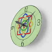 ケルトトリニティノット ラウンド壁時計 (傾斜)