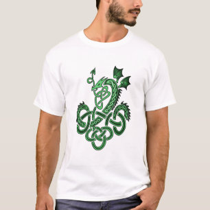 ケルトドラゴン-緑 Tシャツ
