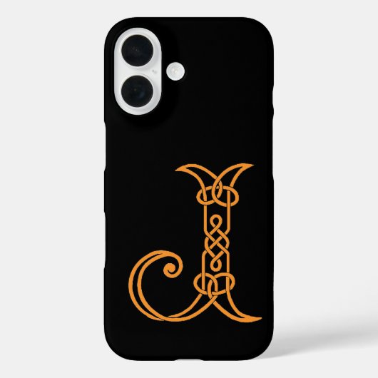 ケルトノットパーソナライズイニシャルJ Case-Mate iPhoneケース (裏面)