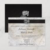 ケルトノット アイリッシュ ゲール語 ウェディング 招待状 (正面/裏面)