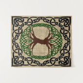 ケルトノット ツリー オブ ライフ ウェディング ウォール ハング タペストリー (正面(横))