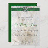 ケルトノット トリスケリオン 緑帯 パーティー招待状 招待状 (正面/裏面)