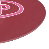 ケルトハートカットボード（赤い背景） カッティングボード (角)