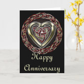 ケルトハートカード カード (黄色い花)