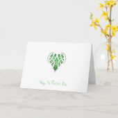 ケルトハートタトゥーデザイン カード (黄色い花)