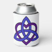 ケルトハートノット（ブルーパープル変種） 缶クーラー (缶裏面)