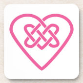 ケルトハートプラスチックコースター コースター (正面)