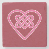 ケルトハートマーブルコースター ストーンコースター (正面)