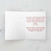 ケルトハート愛!ジョン3:16クリスマスカード シーズンカード (内部)