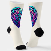 ケルトハート（クリーム付き） ソックス (傾斜あり)