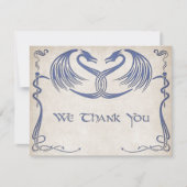 ケルトバイキングドラゴン結婚ズ サンキューカード (正面)