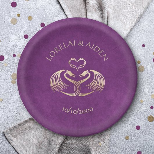 ケルトバイキングドラゴン結婚ズ ペーパープレート