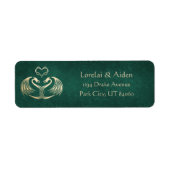 ケルトバイキングドラゴン結婚ズ ラベル (正面)