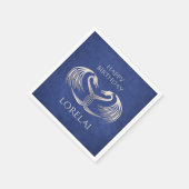 ケルトバイキングドラゴン誕生日 スタンダードカクテルナプキン (角)