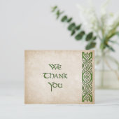 ケルトバイキング結婚ファンタジー サンキューカード (スタンド正面)