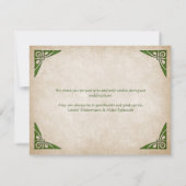 ケルトバイキング結婚ファンタジー サンキューカード (裏面)