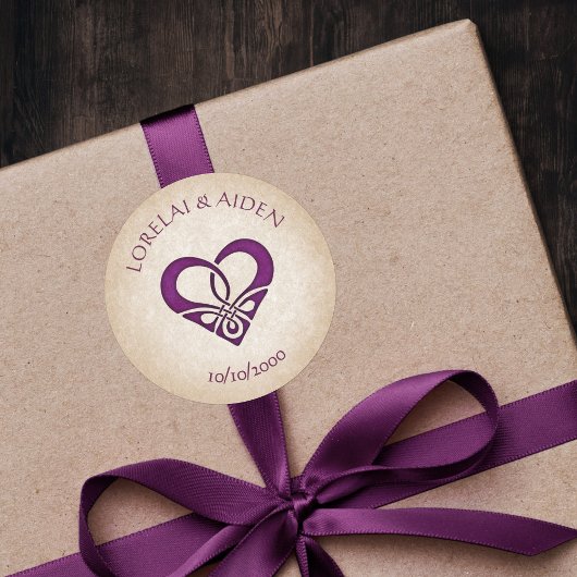 ケルトバイキング結婚ファンタジー ラウンドシール