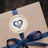 ケルトバイキング結婚ファンタジー ラウンドシール