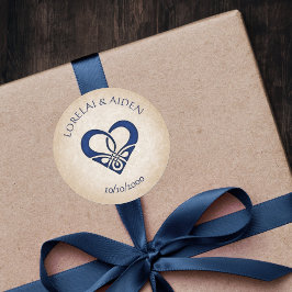 ケルトバイキング結婚ファンタジー ラウンドシール