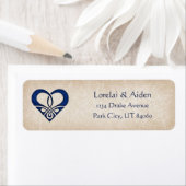 ケルトバイキング結婚ファンタジー ラベル (インサイチュ)