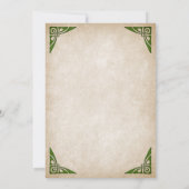 ケルトバイキング結婚ファンタジー 招待状 (裏面)