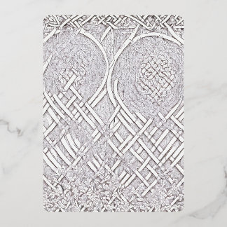 ケルトバラA 箔招待状