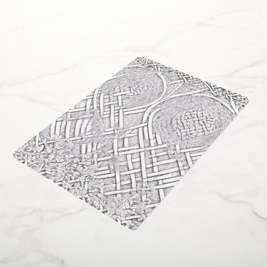 ケルトバラA 箔招待状 (回転した状態)