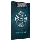 ケルトパーソナライズされたク十字 クリップボード (右)