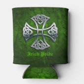 ケルトパーソナライズされたク十字 缶クーラー (裏面)