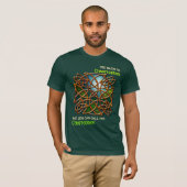 ケルトパーソナライズされた銅結び Tシャツ (正面フル)