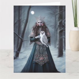 ケルトファンタジーユレイタイド女神グリーティングカード カード