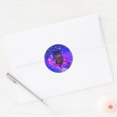 ケルトフクロウ宇宙 ラウンドシール (封筒)