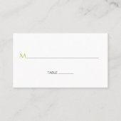 ケルトモダンク結婚プレイスカード プレイスカード (裏面)