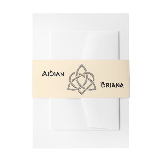 ケルトモダンチック記号 招待状ベリーバンド (正面例)