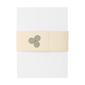 ケルトモダンチック記号 招待状ベリーバンド (裏面例)