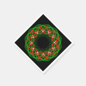 ケルトユール（キリスト降誕祭）フェスティバル スタンダードカクテルナプキン (角)